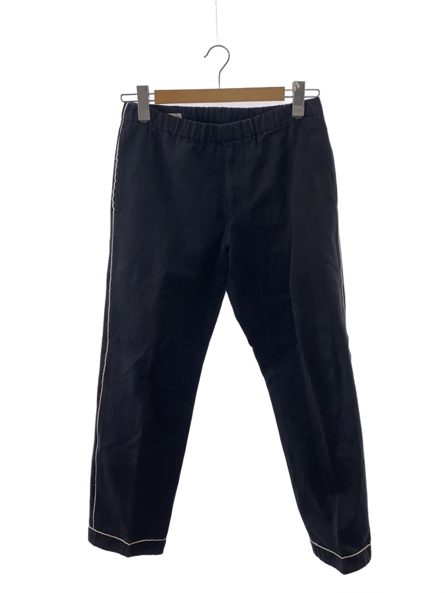【中古】DRIES VAN NOTEN◆引っ切りないズボン下/44/綿織物/BLK/無地【メンズウェア】