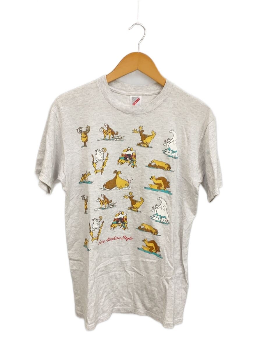 【中古】JERZEES◆90s/USA製/四十八手/Tシャツ/M/コットン/GRY/プリント【メンズウェア】|2nd STREET 店
