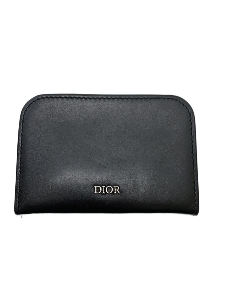 【中古】Christian Dior◆歌留多入れもの/なめし革/BLK/メンズ【服飾雑貨他】