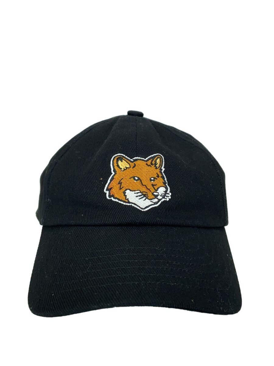 【中古】MAISON KITSUNE◆鳥打ち帽/--/綿織物/BLK/メンズ//【服飾雑貨他】