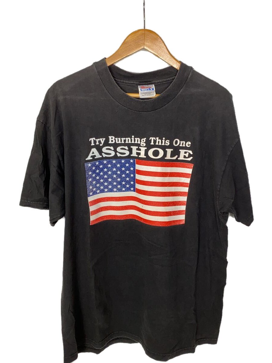 【中古】Hanes◆Tシャツ/XL/コットン/BLK/プリント【メンズウェア】｜2ｎｄ STREET 店