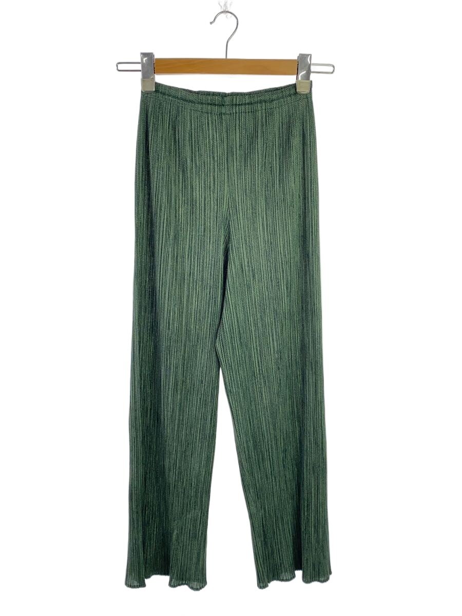 【中古】PLEATS PLEASE ISSEY MIYAKE◆ボトム/2/ポリエステル/GRN/無地/PP73-JF243【レディースウェア】｜2ｎｄ STREET 店