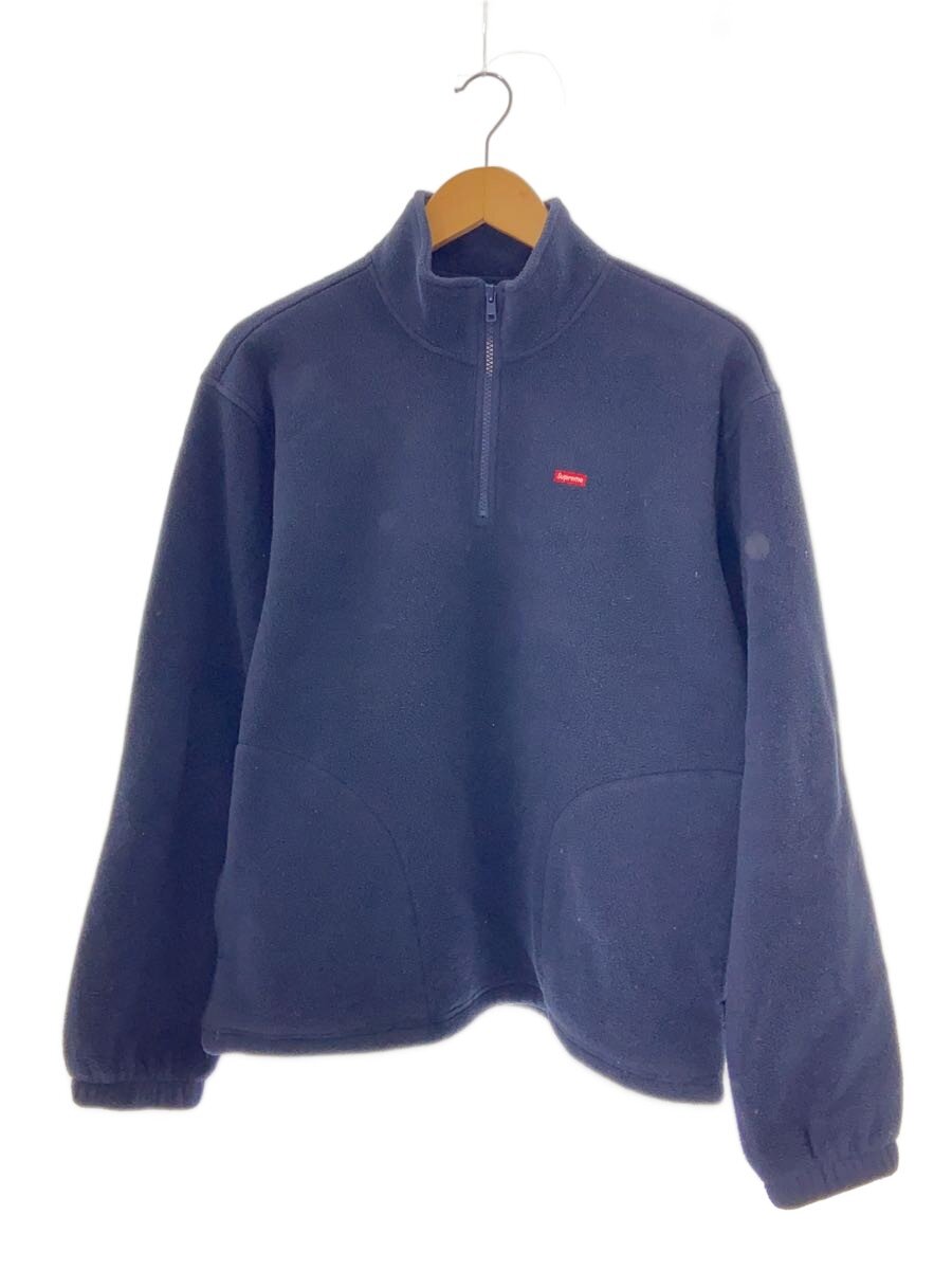 【中古】Supreme◆19AW POLARTEC HALF ZIP/S/ポリエステル/NVY【メンズウェア】