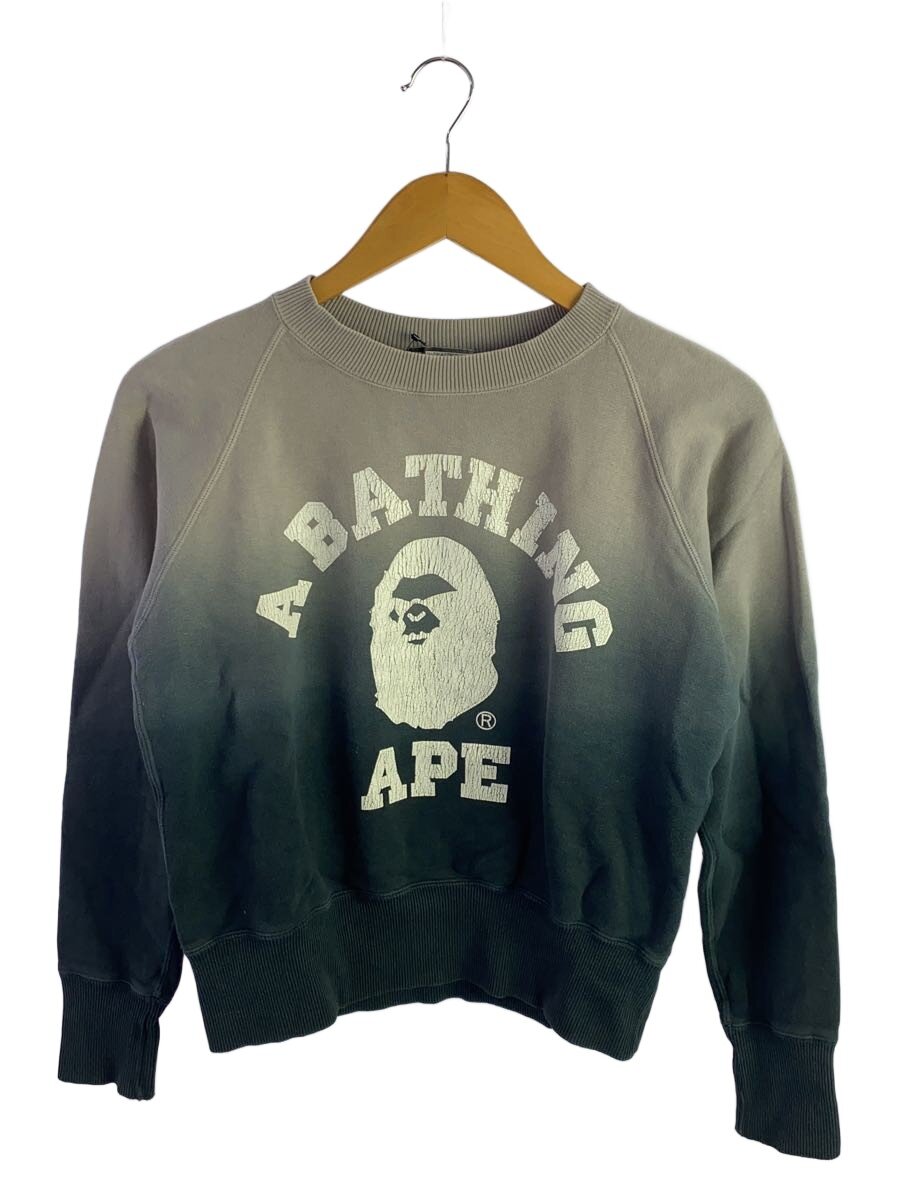 【中古】A BATHING APE◆スウェット/S/コットン/GRY【メンズウェア】|2nd STREET 店