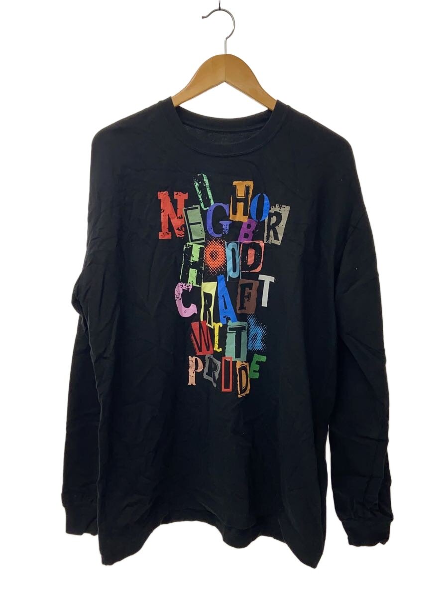 【中古】NEIGHBORHOOD◆25SS/NH.TEE LS-11/長袖プルオーバー/L/綿織物/BLK/251PCNH-LT11【メンズウェア】