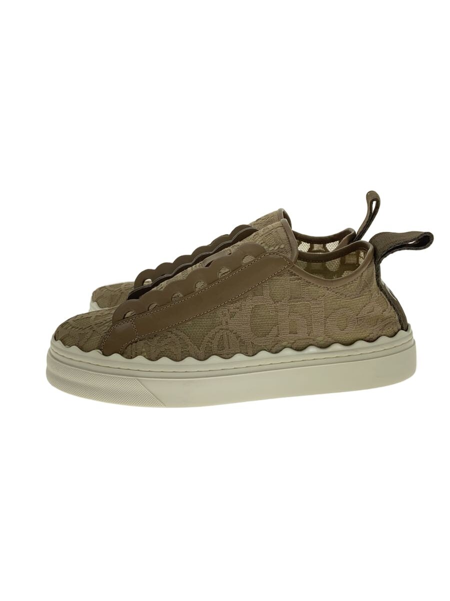 【中古】Chloe◆ローカットスニーカー/38/ベージュ/CHC19U108D221V38W//【シューズ】