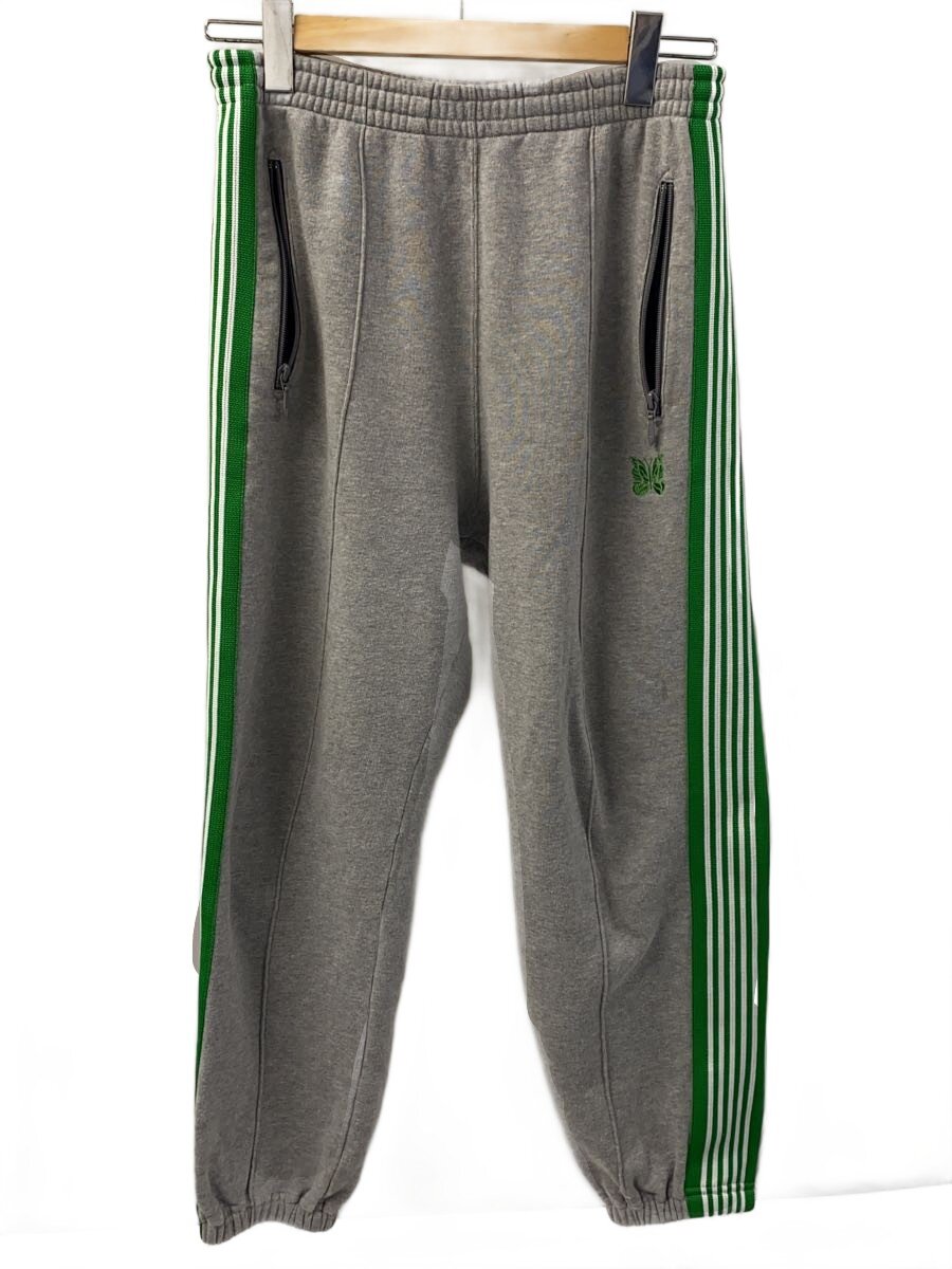 【中古】Needles◆22SS/ZIPPED TRACK PANT/ボトム/S/コットン/GRY/KP399【メンズウェア】|2nd STREET 店