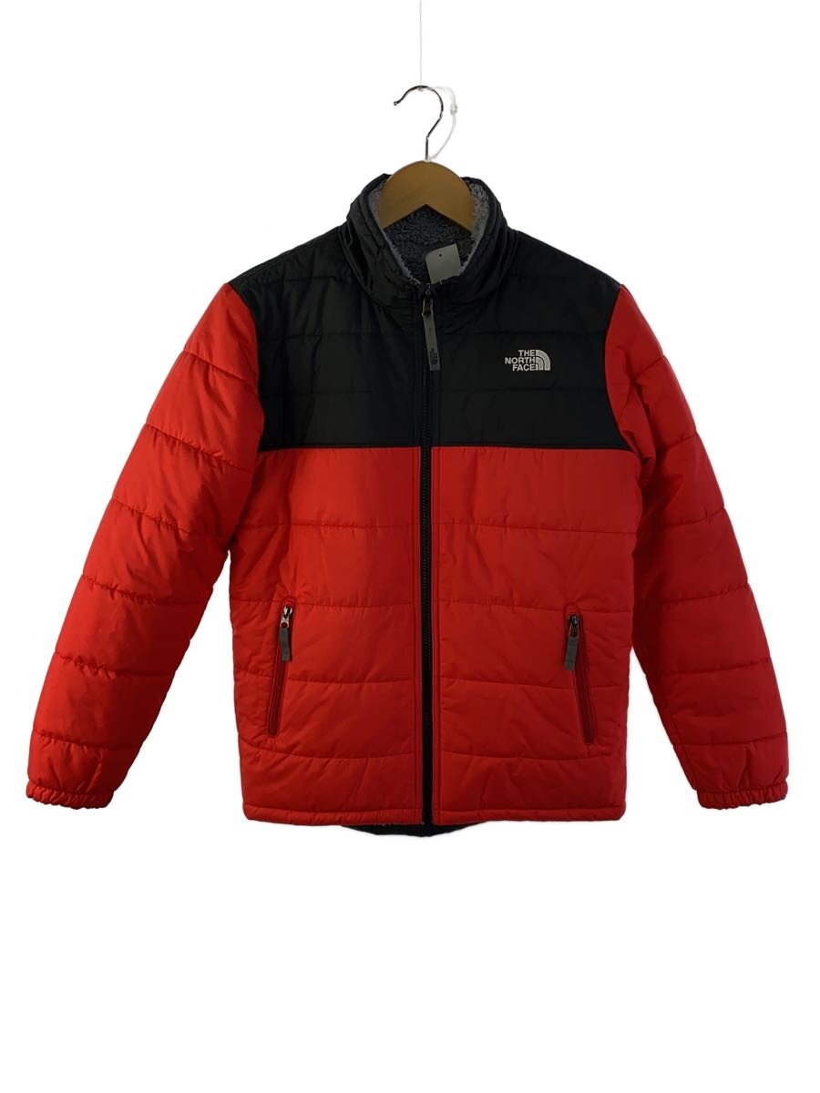 【中古】THE NORTH FACE◆上衣/L/ポリエステル/RED/無地/nyj51903r【キッズ】