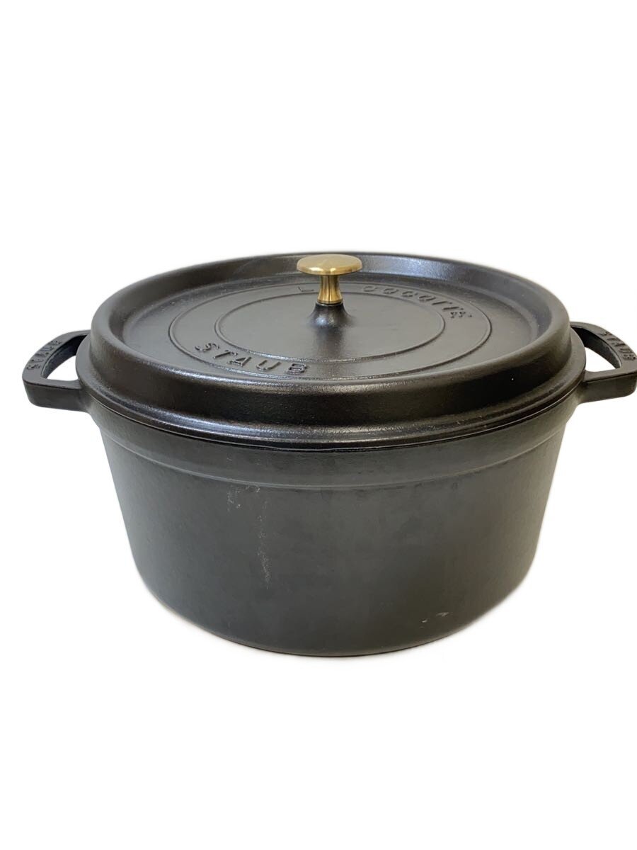 【中古】Staub◆鍋/容量:6.5L/サイズ:28cm/BLK【キッチン用品】|2nd STREET 店