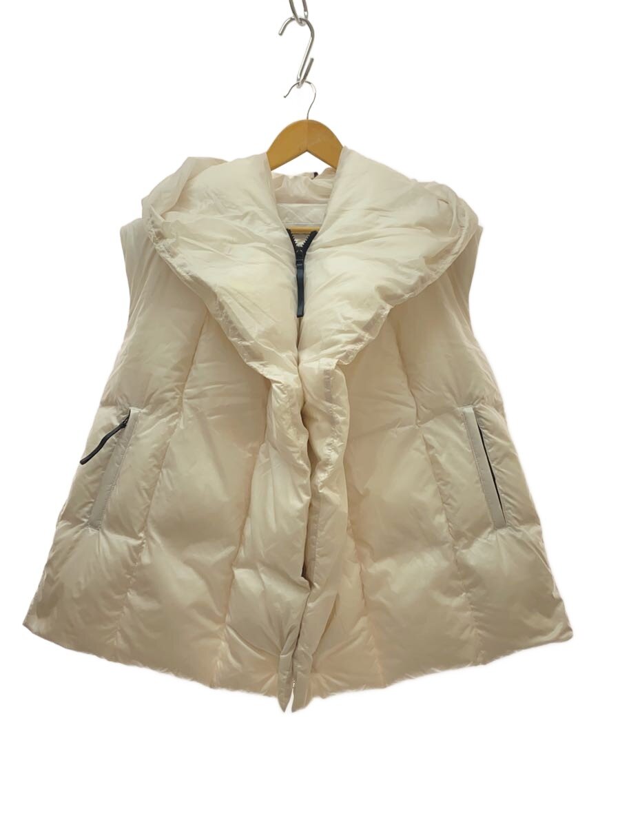 【中古】ISSEY MIYAKE◆ダウンベスト/1/ナイロン/ホワイト/IM03FA008/前身頃ペン汚れ有/シミ有【レディースウェア】｜2ｎｄ STREET 店