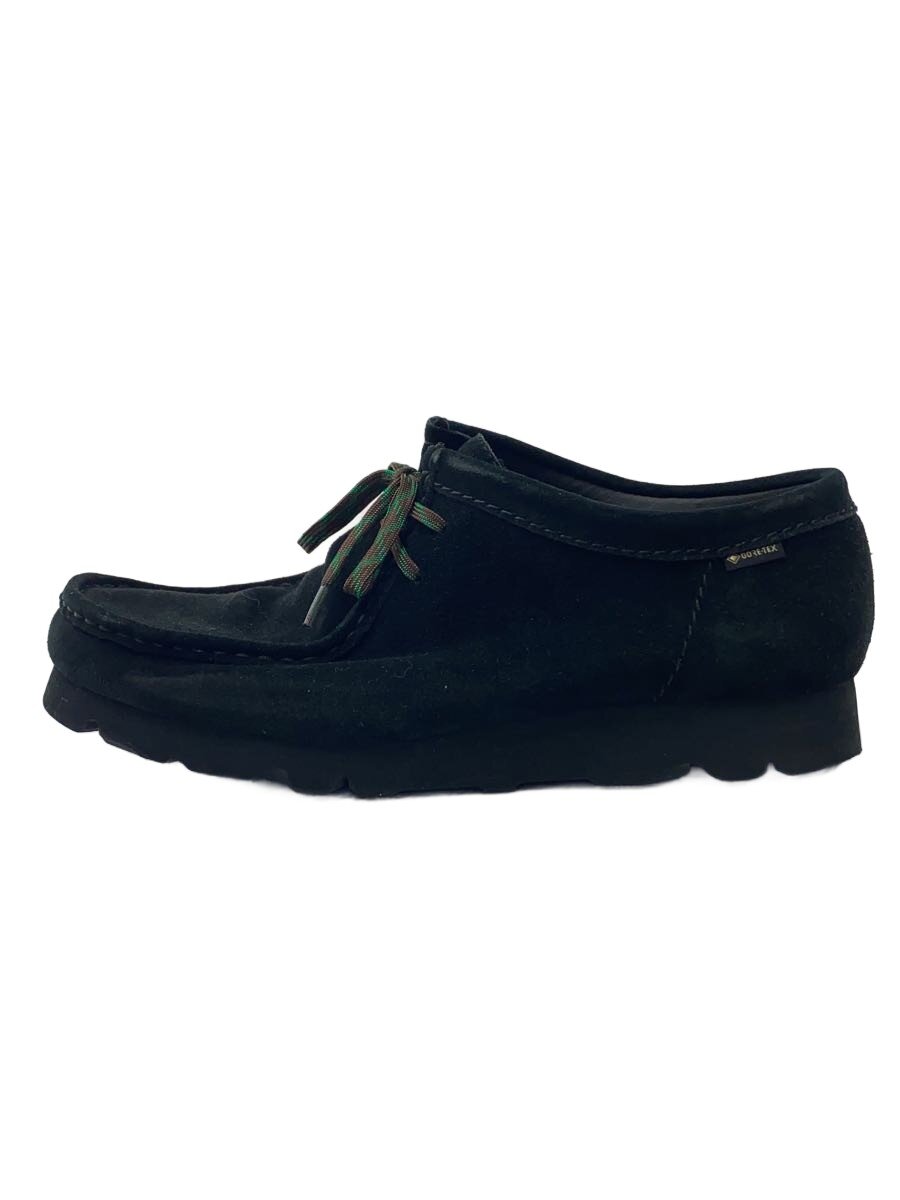 【中古】Clarks◆シューズ/27糎/BLK/スウェード/261494497090【シューズ】