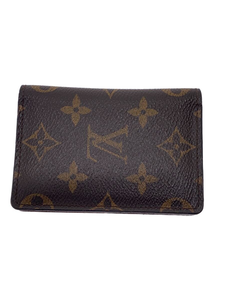 【中古】LOUIS VUITTON◆オーガナイザー・ドゥ・ポッシュ_モノグラム・帆布/PVC/BRW/モノグラム/メンズ【服飾雑貨他】