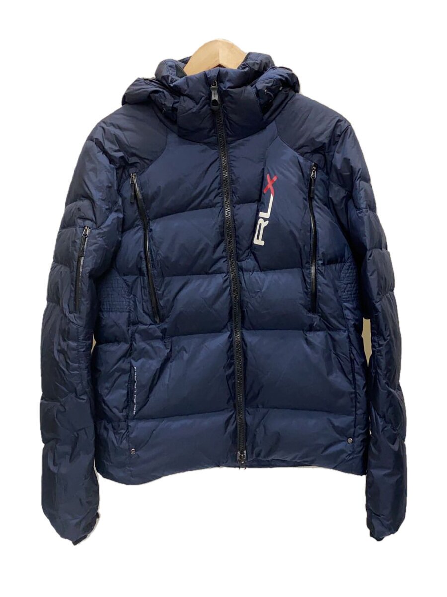 【中古】RLX RALPHLAUREN◆ダウンジャケット/M/ナイロン/ネイビー/無地/7187540ACDP【メンズウェア】|2nd STREET 店