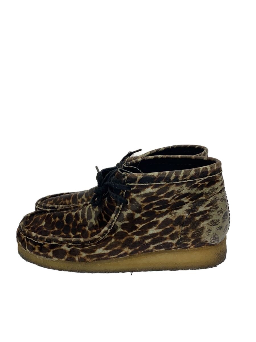 【中古】Clarks◆ワラビー/シューズ/27.5珊/赤銅色/ハラコ【シューズ】