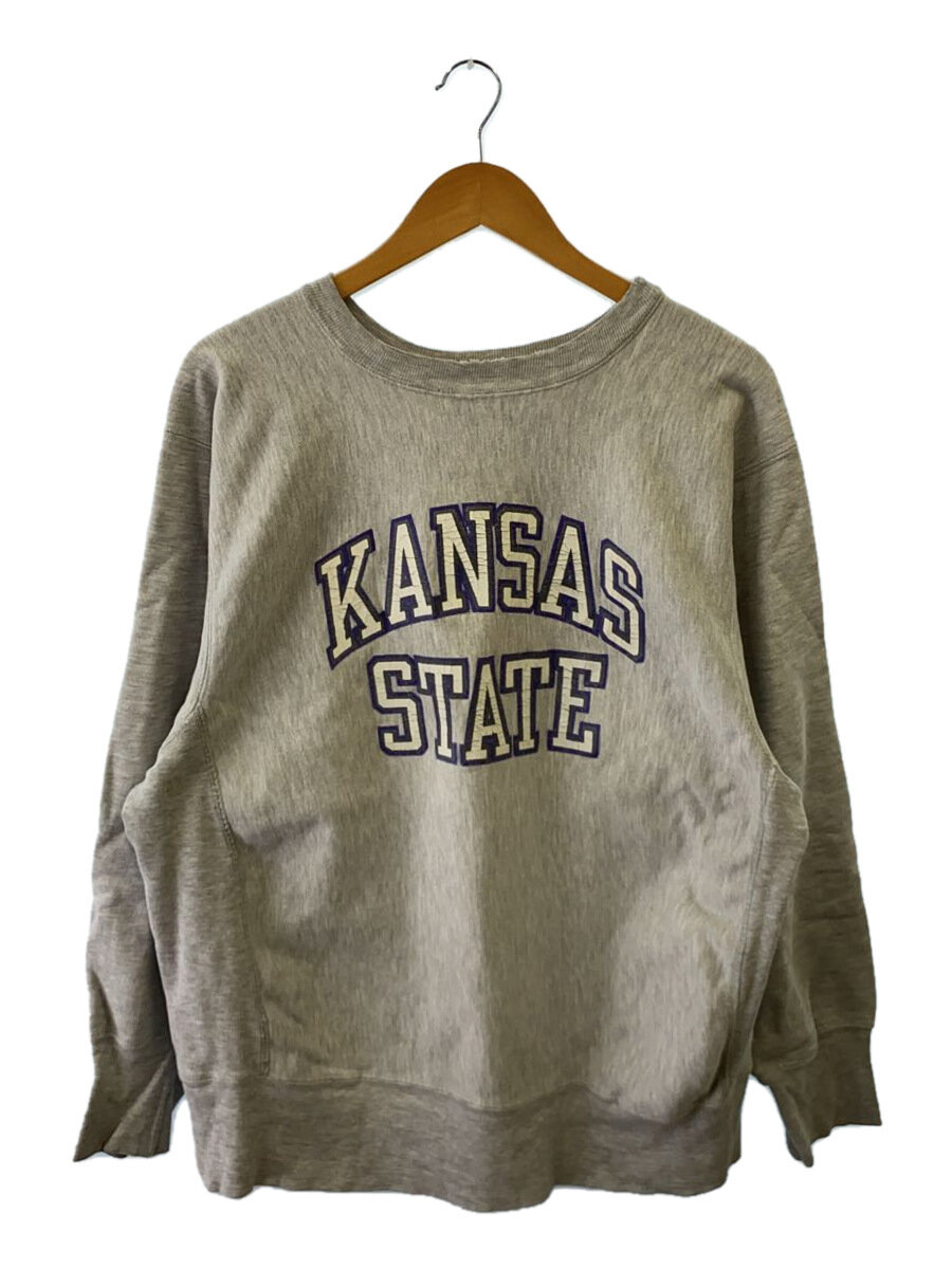 【中古】Champion◆80S/トリコ/汗水/XL/綿織物/GRY/無地//【メンズウェア】