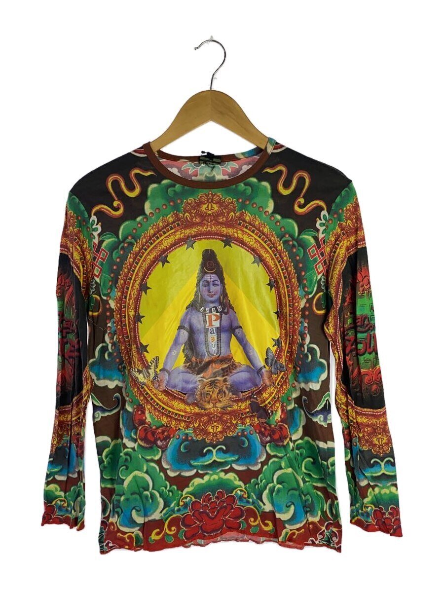 【中古】Jean Paul GAULTIER FEMME◆長袖カットソー/40/タトゥー柄//【レディース御召しもの】