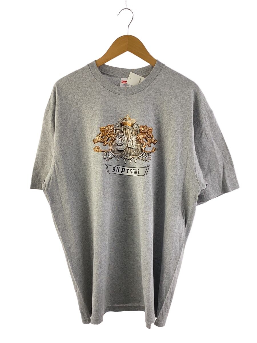 【中古】Supreme◆プルオーバー/XL/綿織物/GRY/刷り上げる【メンズウェア】