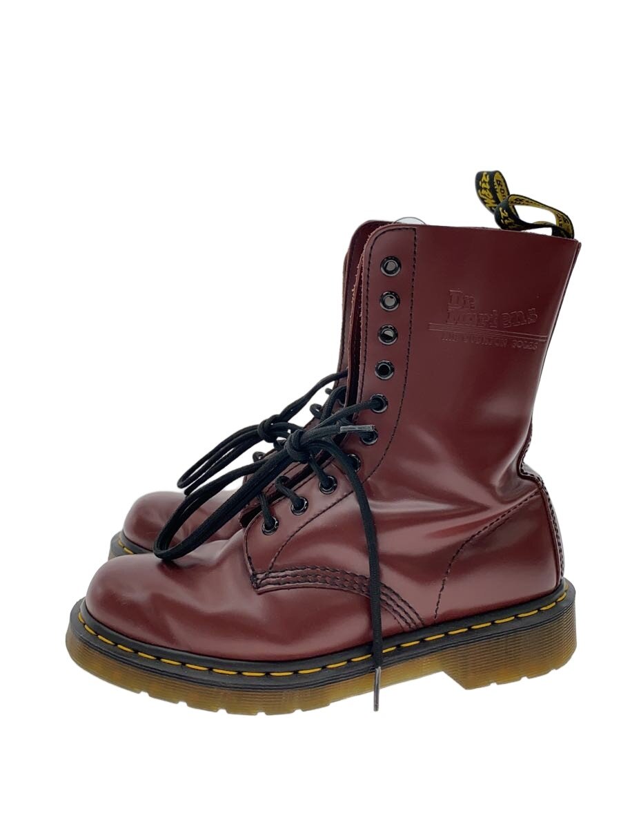 【中古】Dr.Martens◆ブーツ/UK5/RED/1490【シューズ】