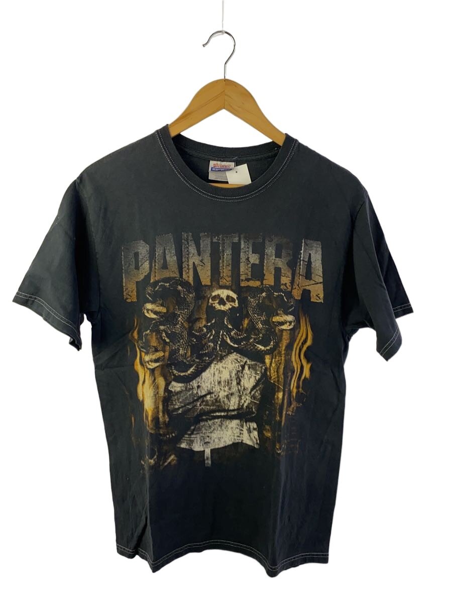 【中古】Hanes◆PANTERA/ティーシャツ/M/綿織物/薄墨色//【メンズウェア】