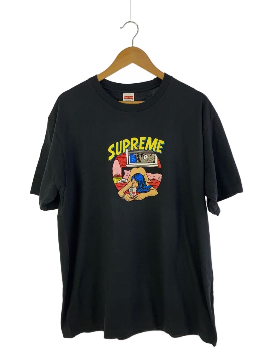 【中古】Supreme◆Bedroom/プルオーバー/L/綿織物/BLK【メンズウェア】