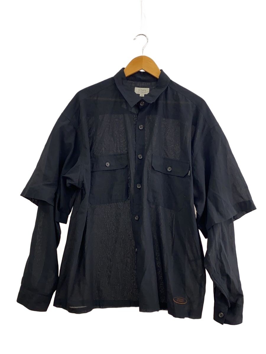 【中古】SEDAN ALL-PURPOSE◆長袖シャツ/XL/ポリエステル/BLK/SD25S-SH02【メンズウェア】|2nd STREET 店