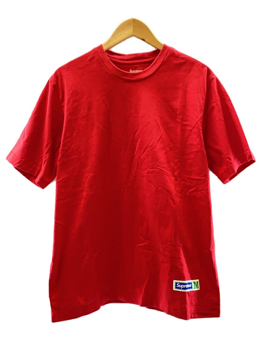【中古】Supreme◆プルオーバー/M/綿織物/RED【メンズウェア】