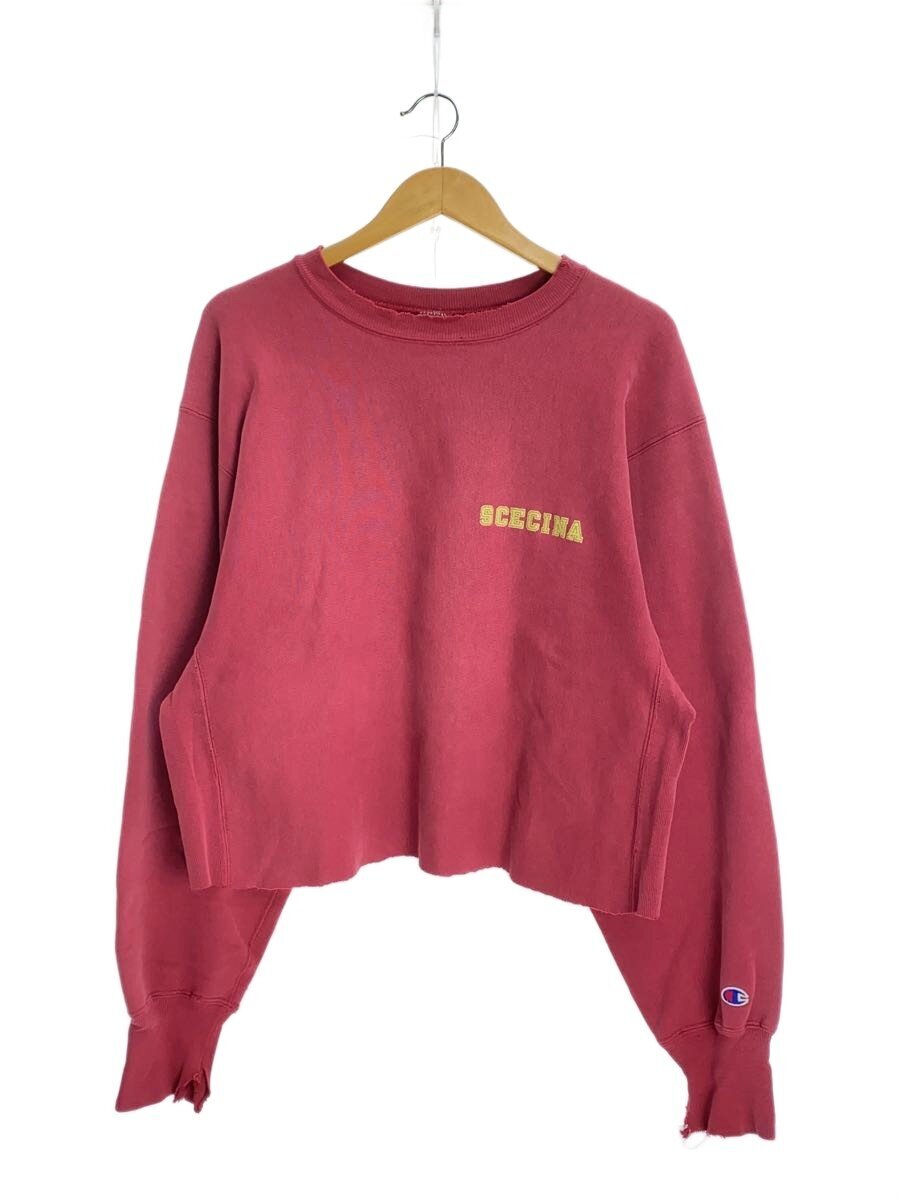【中古】Champion◆SCECINA/90S/リバースウィーブ/カットオフ/流汗/XXL/綿織物/RED/刷り上げる【メンズウェア】