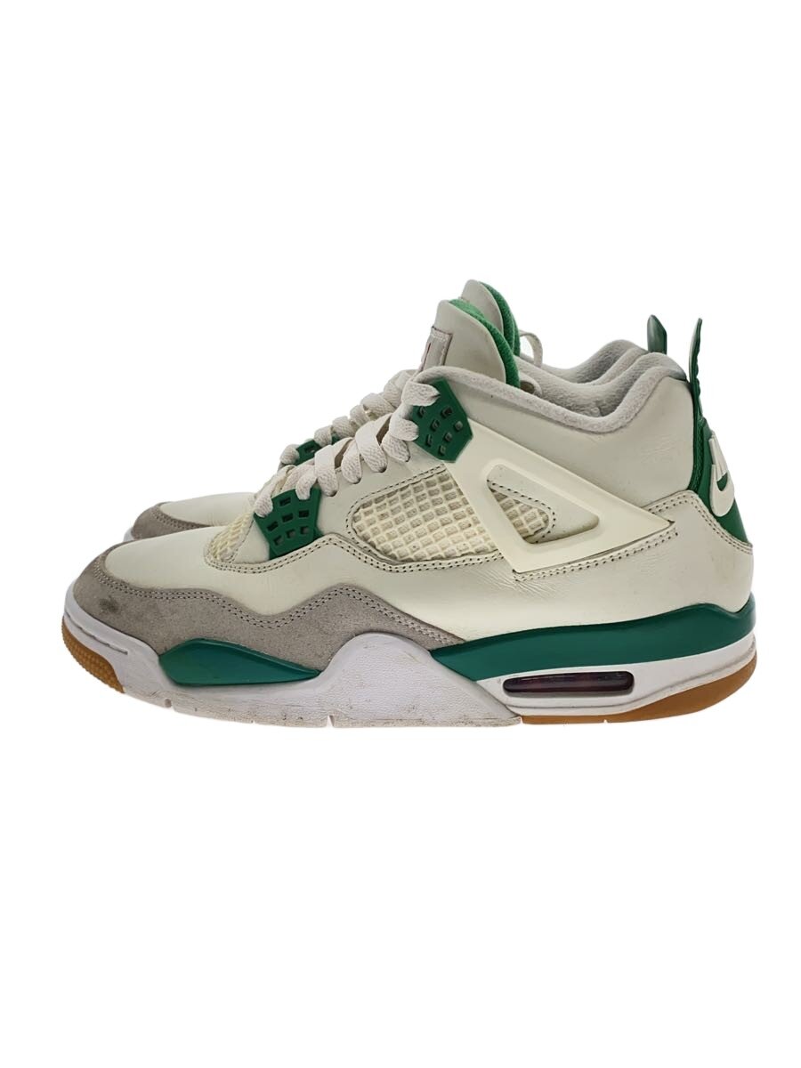 【中古】NIKE◆AIR JORDAN 4 RETRO SP_エアジョーダン4 レトロ 特別/26珊/WHT【シューズ】