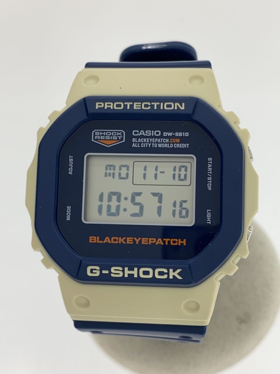 【中古】CASIO◆石英ウオッチ_G-SHOCK/デジタル/天然ゴム/米国海軍/SS【服飾雑貨他】