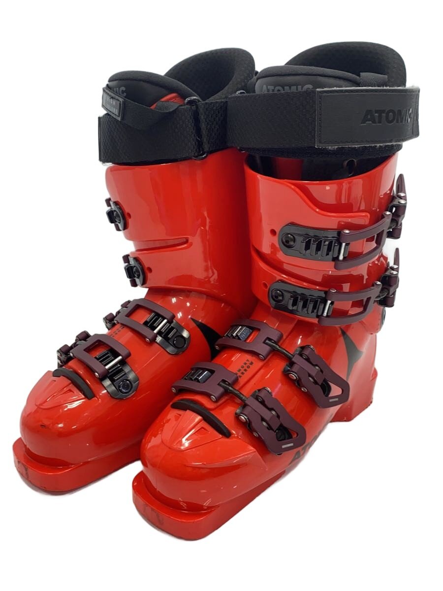 【中古】ATOMIC◆スキーの板ブーツ/24.5珊/RED/成年者【運動競技】