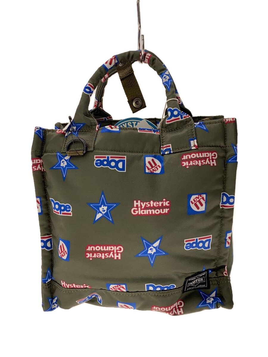 【中古】PORTER◆トートバッグ/ナイロン/GRN/02213QB09969【御徒面子】