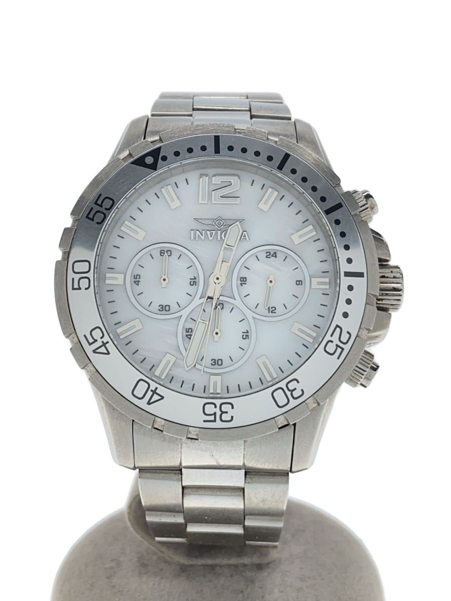 【中古】invicta◆ウオッチ/アナログ/ステンレス鋼/SLV/SLV//【服飾雑貨他】