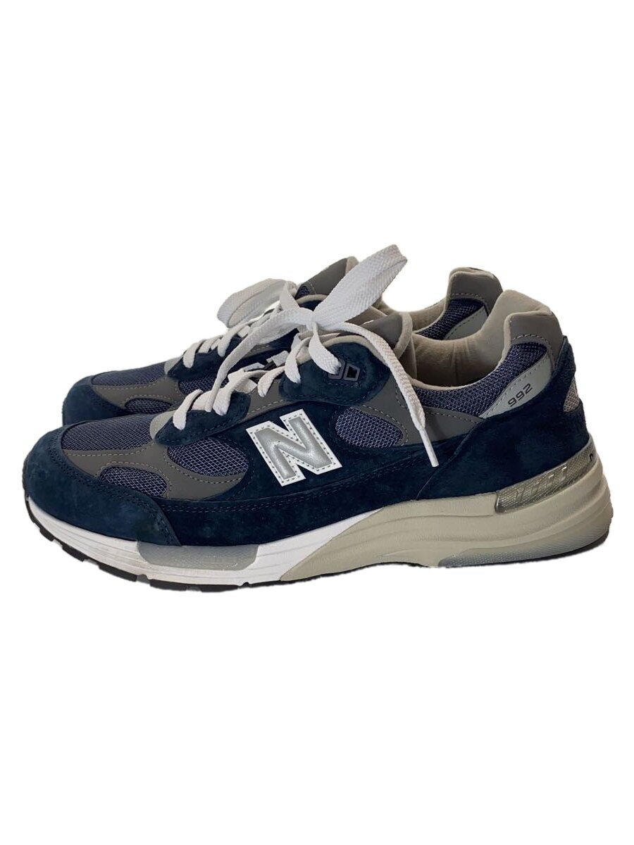 【中古】NEW BALANCE◆ローカットスニーカー/28珊/NVY/U992NY/MADE IN USA製【シューズ】