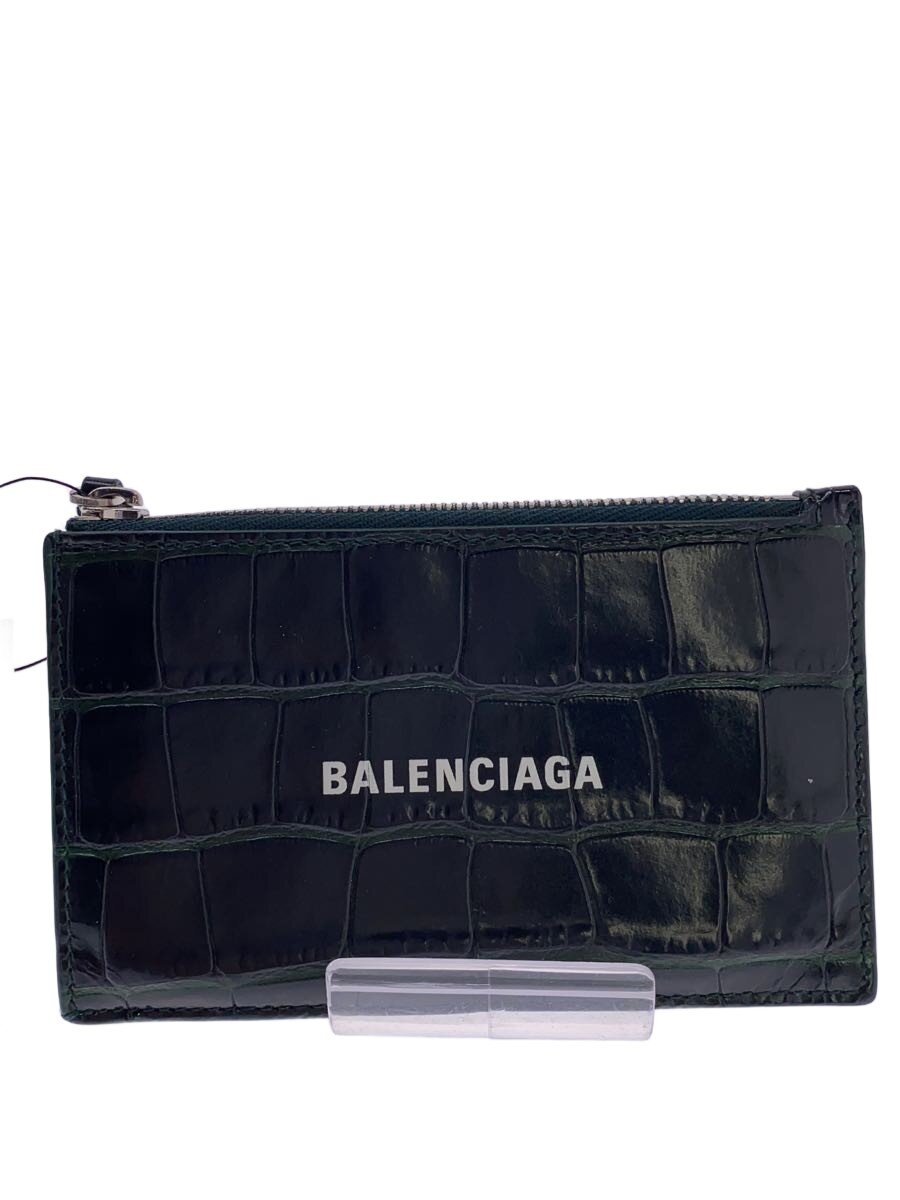 【中古】BALENCIAGA◆コインケース/レザー/BLK/メンズ/837130 1090/クロコダイル【服飾雑貨他】｜2ｎｄ STREET 店 22,660円