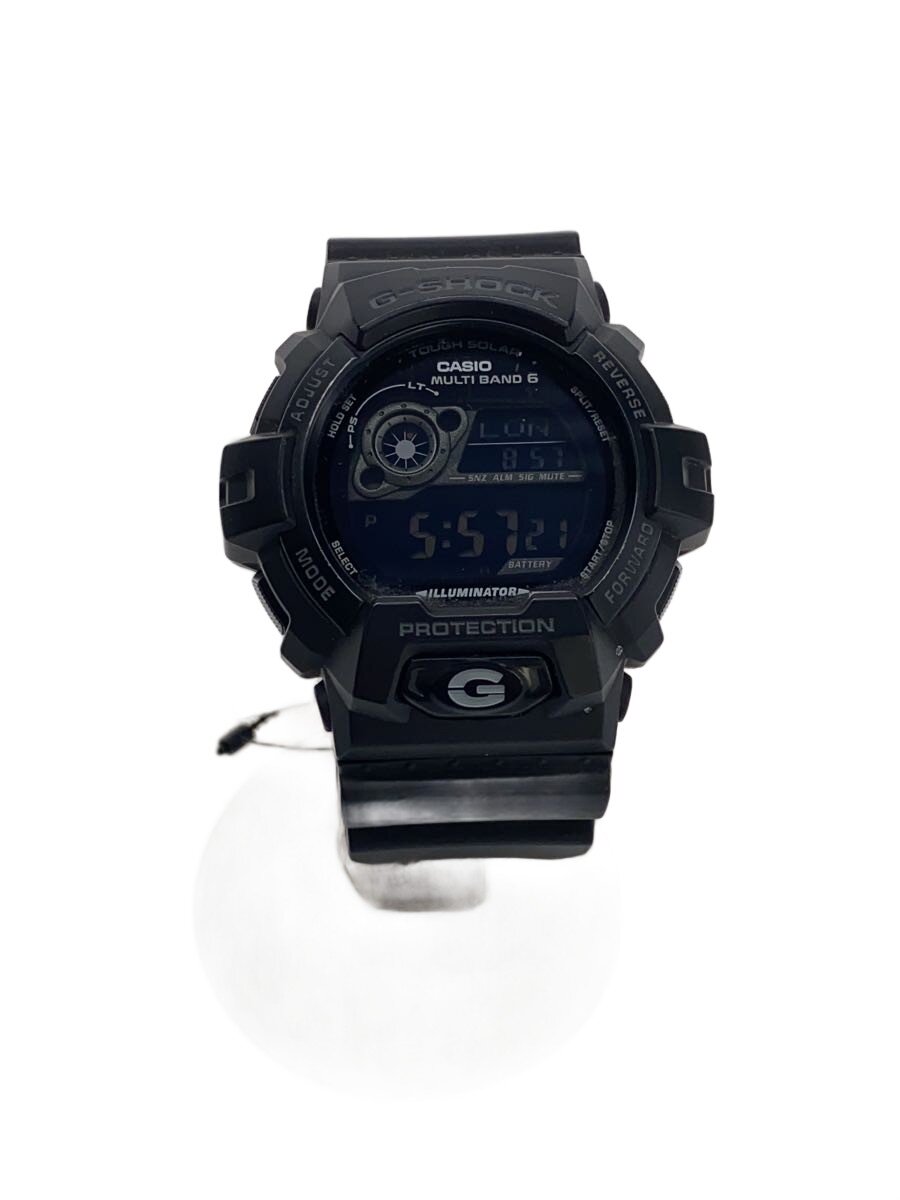 【中古】CASIO◆ソーラーウォッチ・G-SHOCK/デジタル/BLK/BLK//【服飾雑貨他】