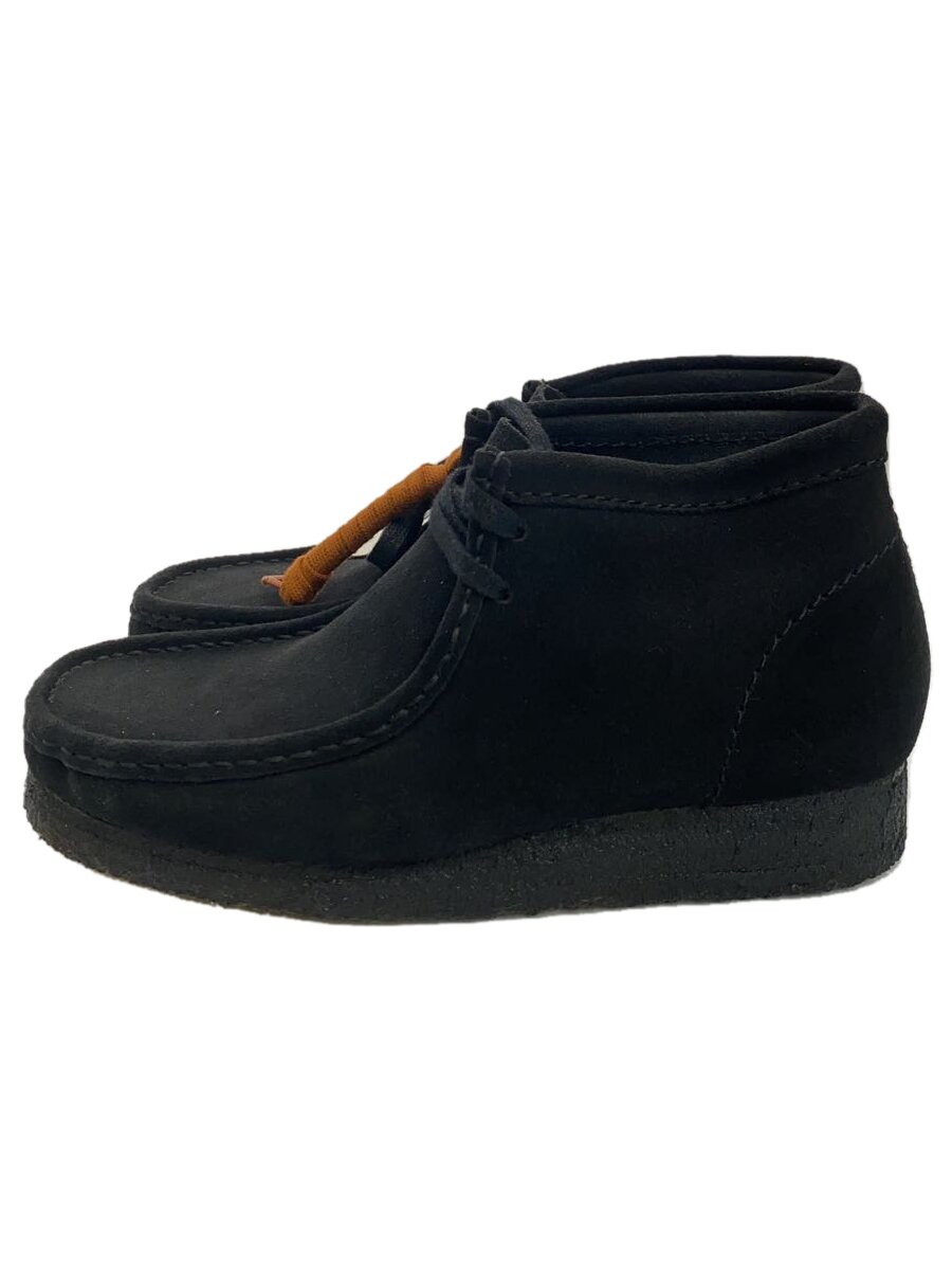 【中古】Clarks◆ブーツ/25.5cm/BLK/スウェード/Wallabee Boot【シューズ】｜2ｎｄ STREET 店