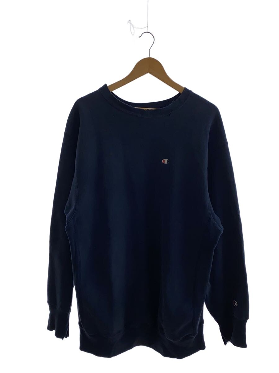 【中古】Champion◆流汗/XXL/綿織物/NVY/無地/米国海軍紺/物質の状態思いめぐらす【メンズウェア】
