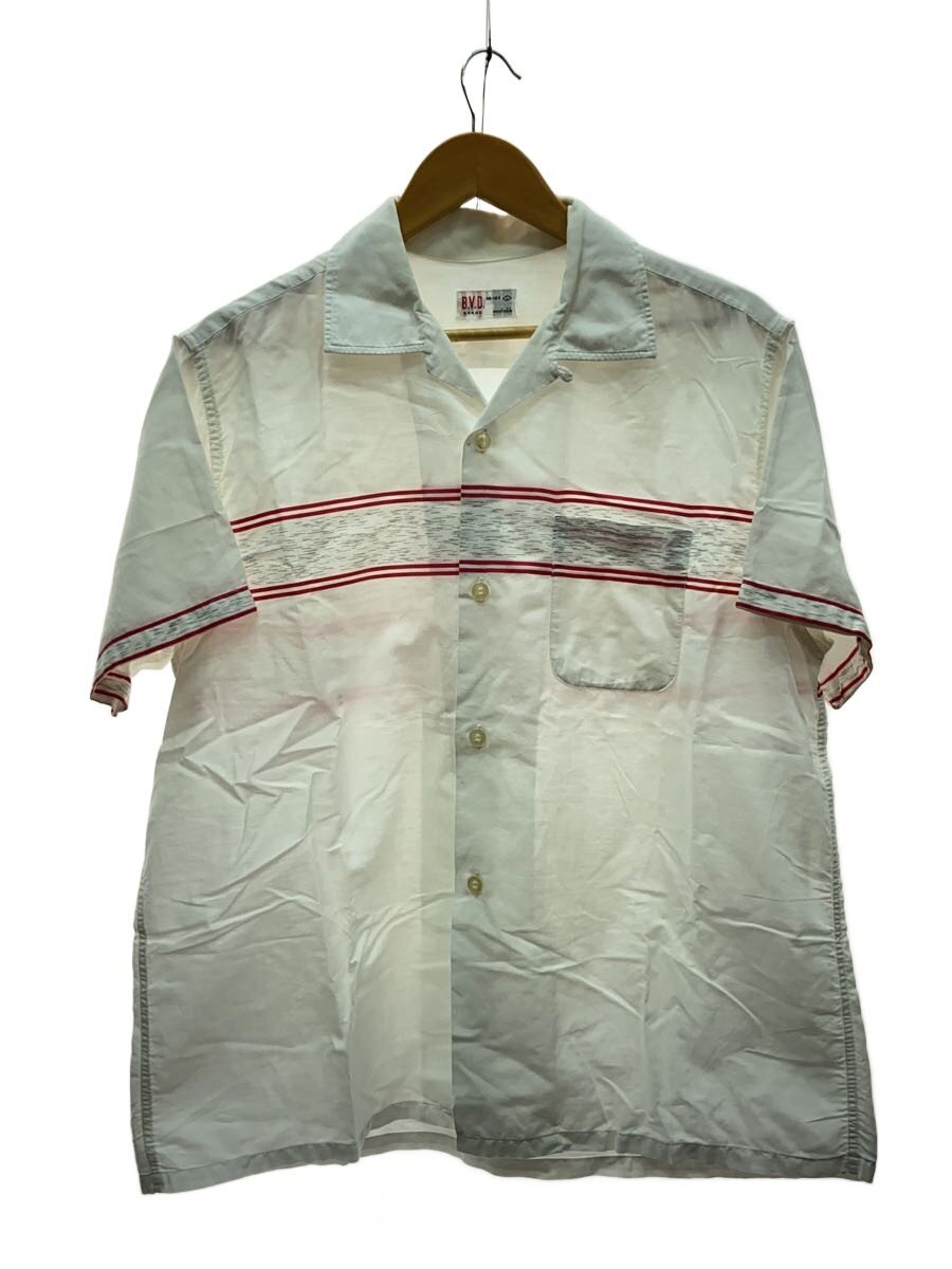 【中古】BVD◆60S/明けっ広げ色合いプルオーバー/繰り返し色合い/Vintage/L【メンズウェア】