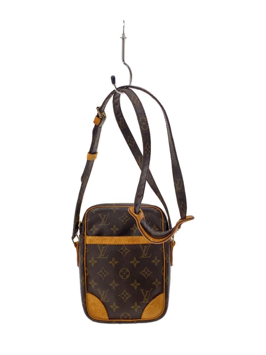 【中古】LOUIS VUITTON◆2)ダヌーブ_モノグラム・帆布_BRW/PVC/BRW【御徒面子】