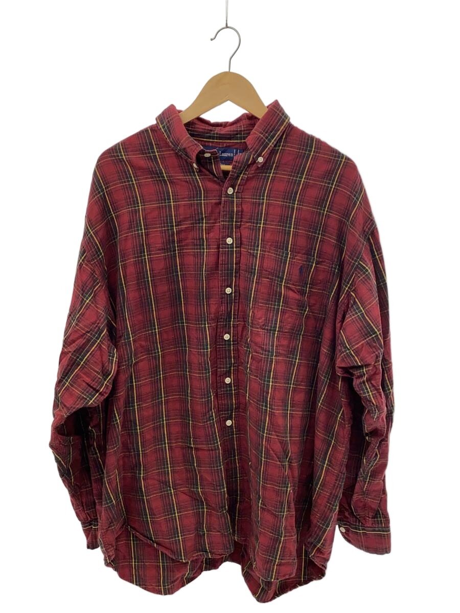 【中古】RALPH LAUREN◆長袖プルオーバー/XL/綿織物/BRD/照合のしるし【メンズウェア】