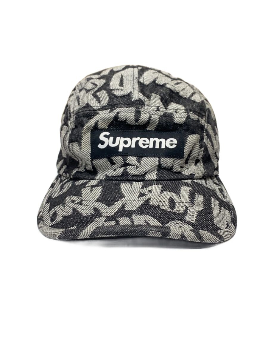 【中古】Supreme◆FATFLIP/旗がしら/FREE/綿織物/GRY/総柄/メンズ【服飾雑貨他】