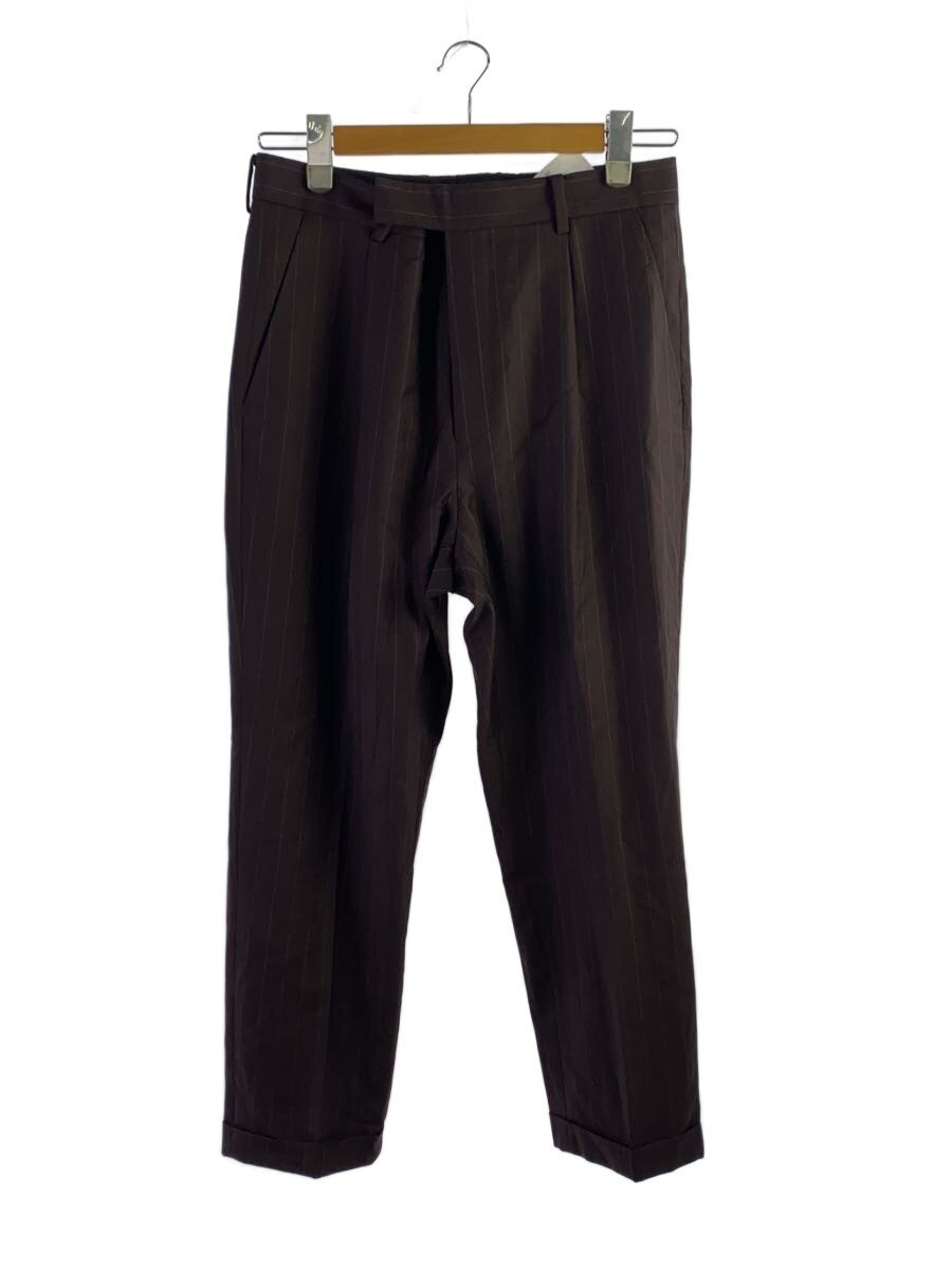 【中古】WACKO MARIA◆DORMEUIL/GUILTY PARTIES/ストレートパンツ/M/ウール/BRD/ストライプ/? NULL ?【メンズウェア】|2nd STREET 店
