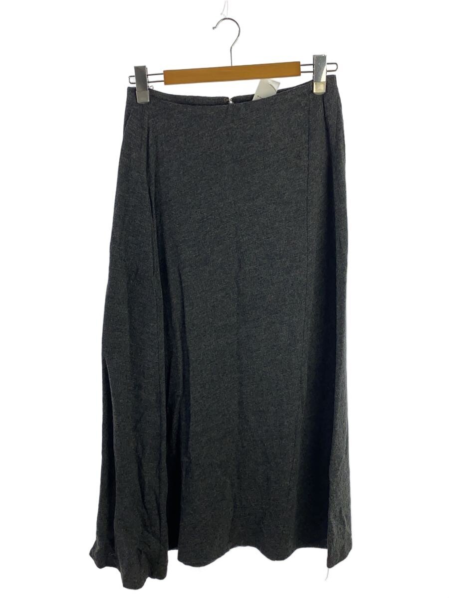 【中古】Y’s◆ロングスコート/--/羊毛/GRY【レディースお召しもの】
