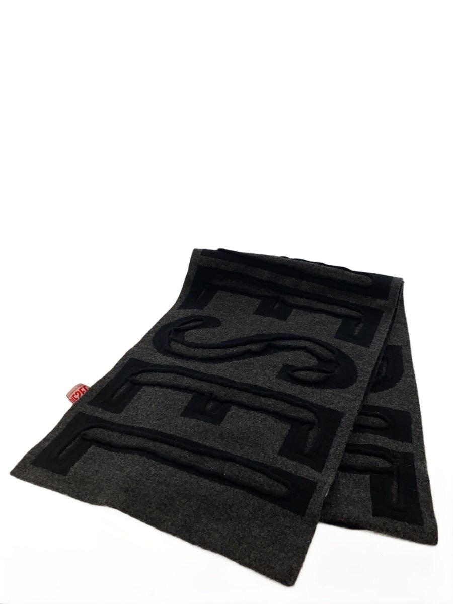 【中古】DIESEL◆K-REST/えり巻き/A13274/ロゴタイプ/24-25AW/薄墨色【服飾雑貨他】