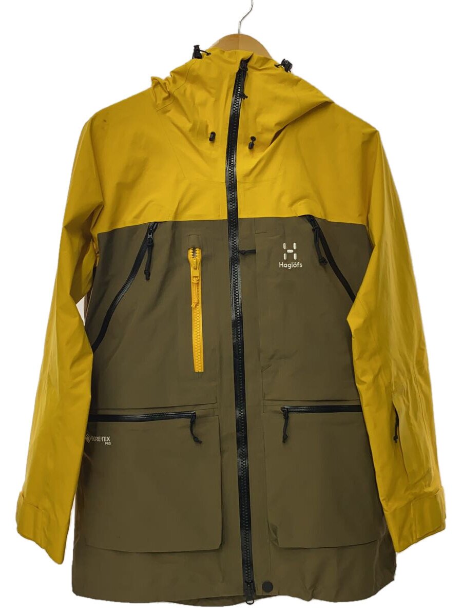 【中古】HAGLOFS◆上衣/M/ナイロン/YLW/vassi gtx pro jacket【レディースお召しもの】
