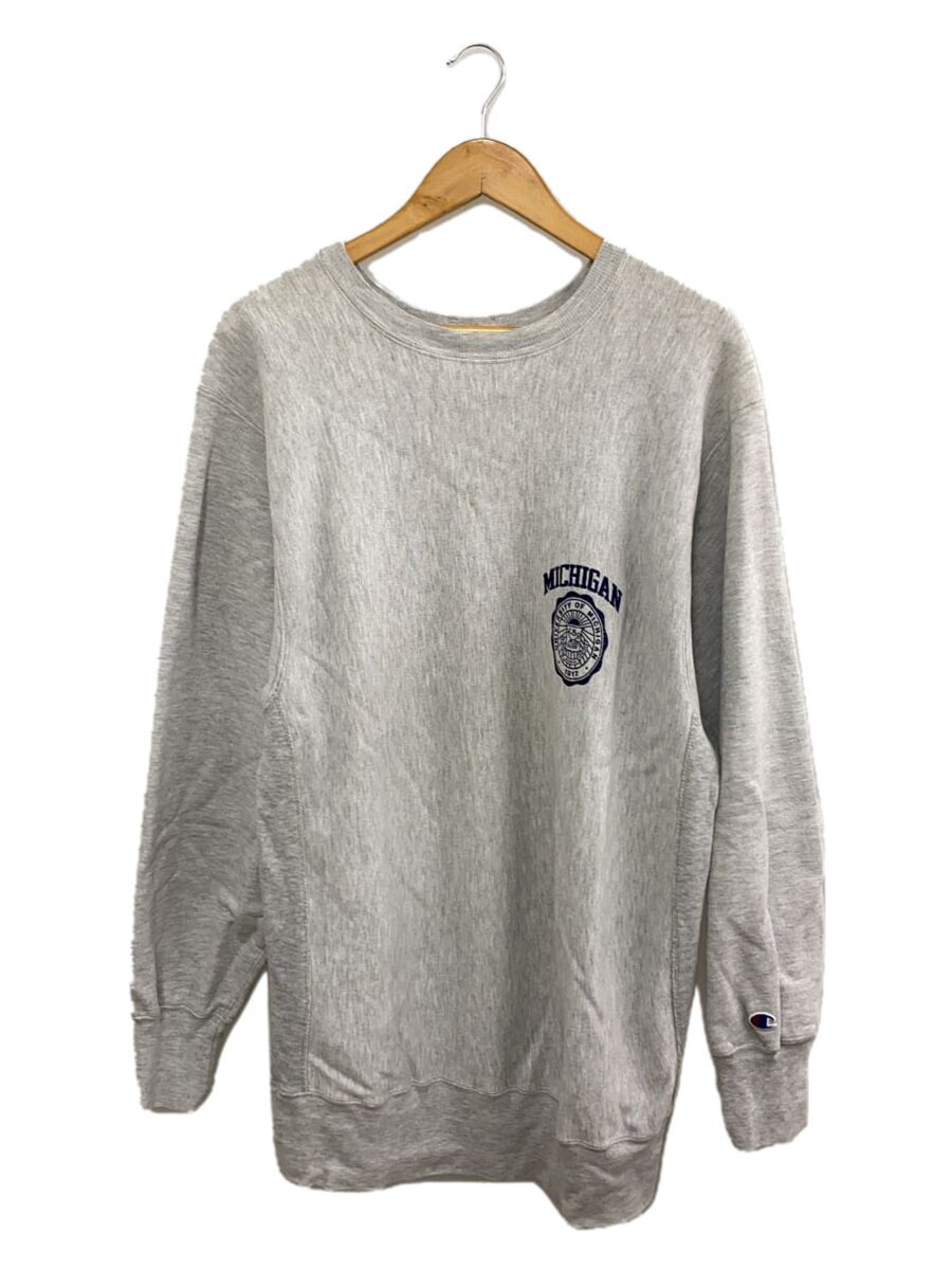 【中古】Champion◆流汗/XXL/綿織物/GRY【メンズウェア】