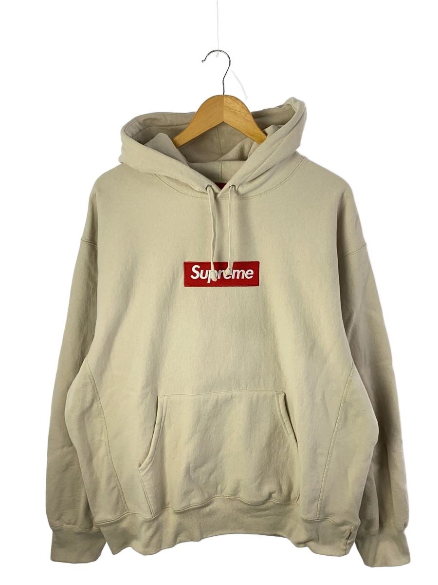 【中古】Supreme◆パーカー/L/綿織物/CRM【メンズウェア】