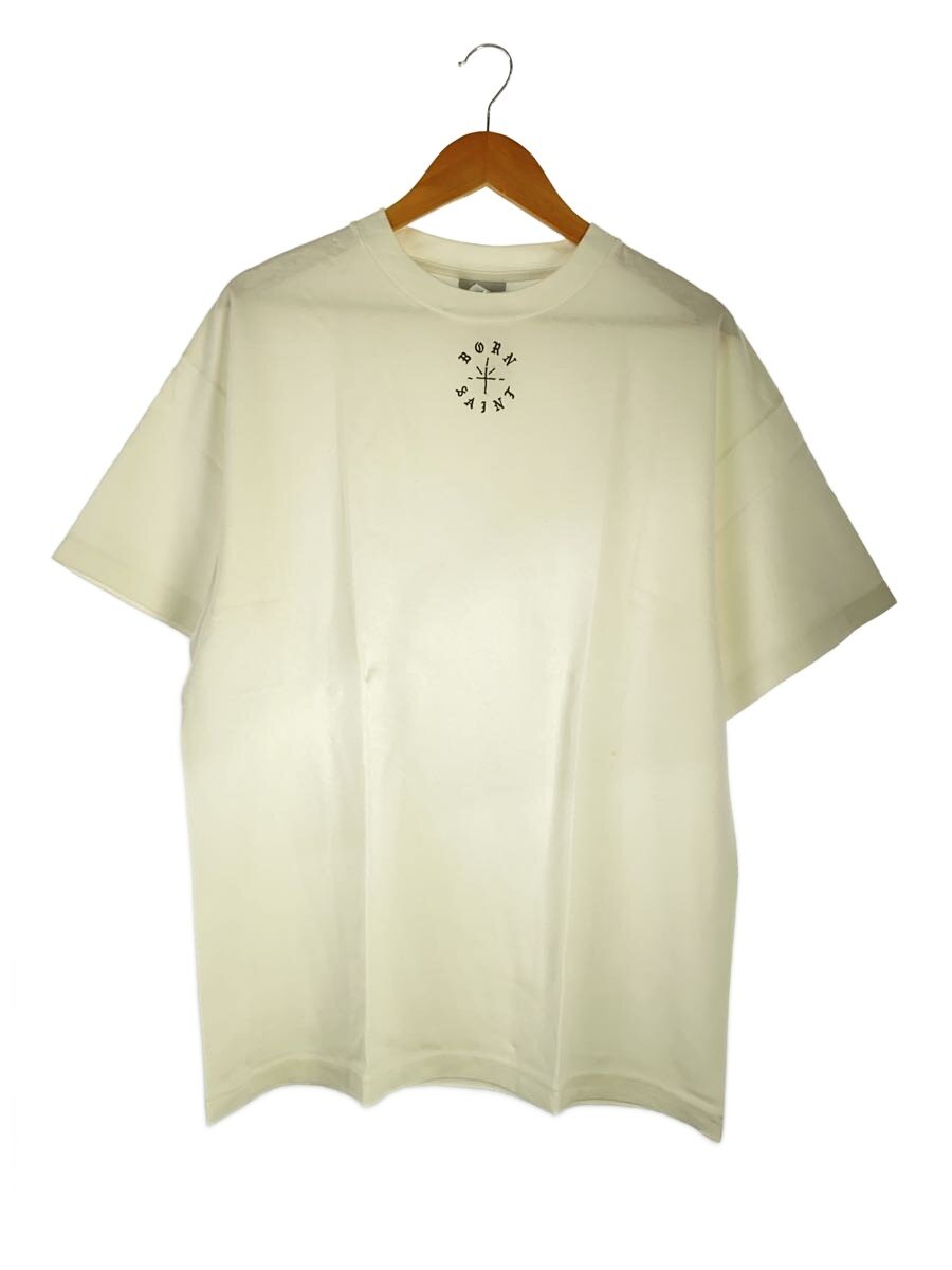 【中古】SAINT MICHAEL◆BORN SAINT/L/綿織物/WHT/SM-YS8-0000-C07//【メンズウェア】