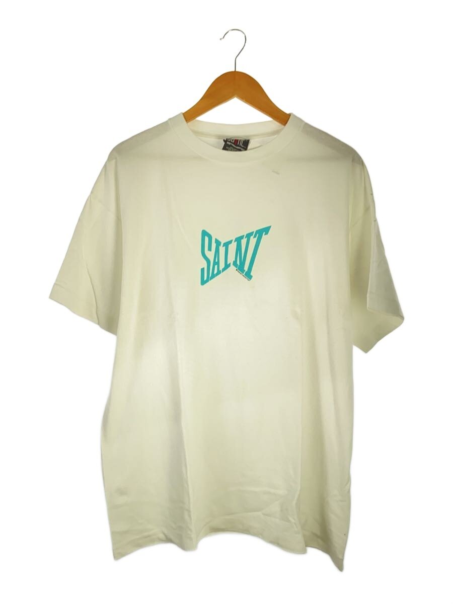【中古】SAINT MICHAEL◆プルオーバー/L/綿織物/WHT/刷り上げる/SM-YS8-0000-012//【メンズウェア】