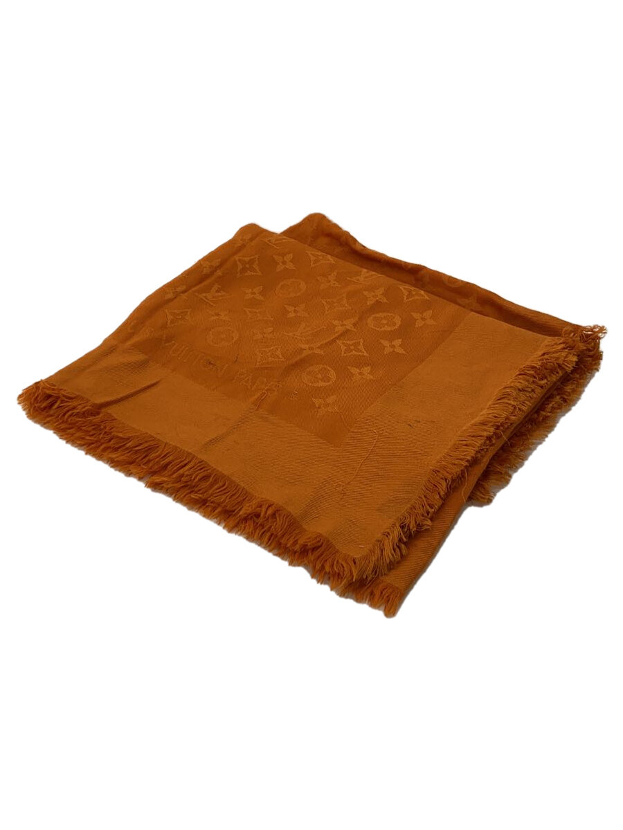 【中古】LOUIS VUITTON◆ヨゴレ・ホツレ有/えり巻き/地絹/総柄/レディース/汚れた状態有【服飾雑貨他】